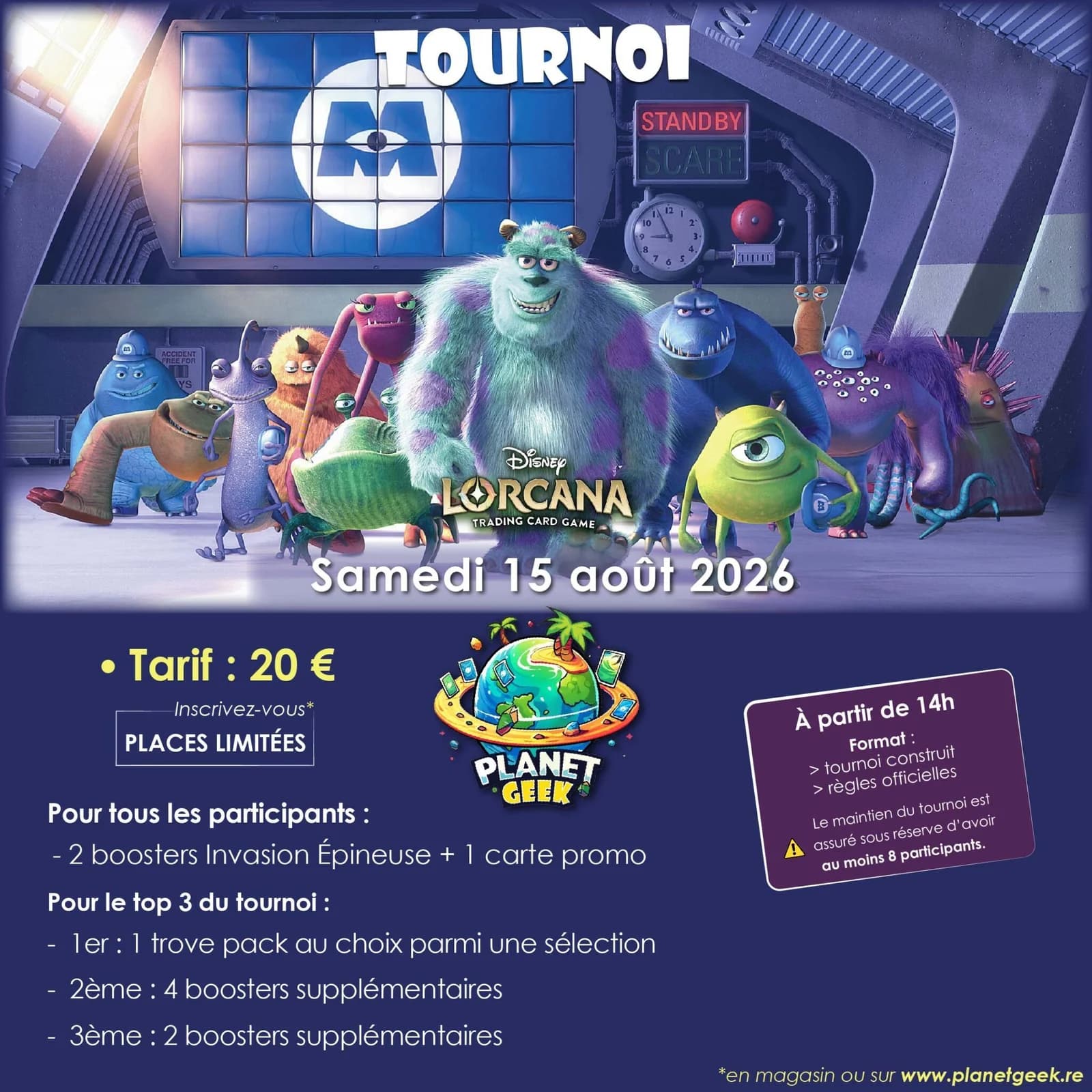 Affiche de l'événement Tournoi Disney Lorcana